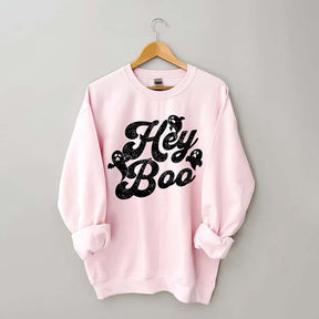 Hey Boo Halloween Sweatshirt