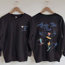 Retro Apres Ski Cute Adventure Sweatshirt