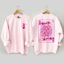 Queen Of Hearts Valentine's Day Sweatshirt