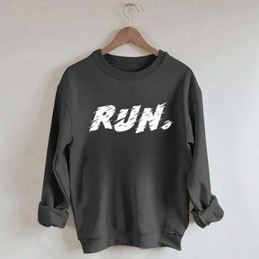 Marathon Runner Gym Workout Sweatshirt