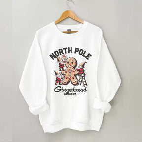 North Pole Gingerbread Baking Co Sweatshirt