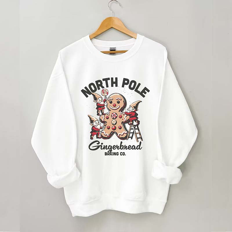 North Pole Gingerbread Baking Co Sweatshirt