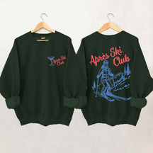 Vintage Style Ski Lodge Sweatshirt