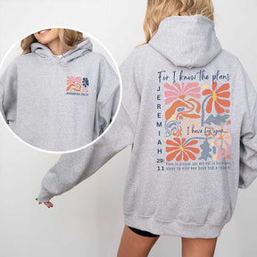 For I Know The Plants Wildflower Hoodie