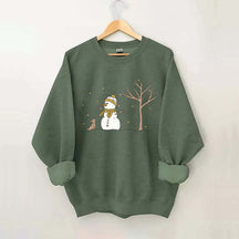 Christmas Snowman Dead tree Sweatshirt