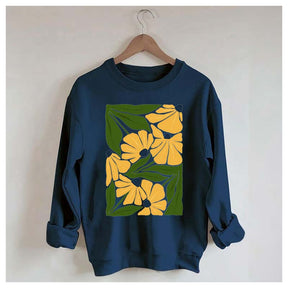 Flower Market Colorful Abstract Botanical Sweatshirt