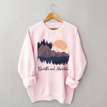 Mountain Outdoor Breathe And Adventure Sweatshirt