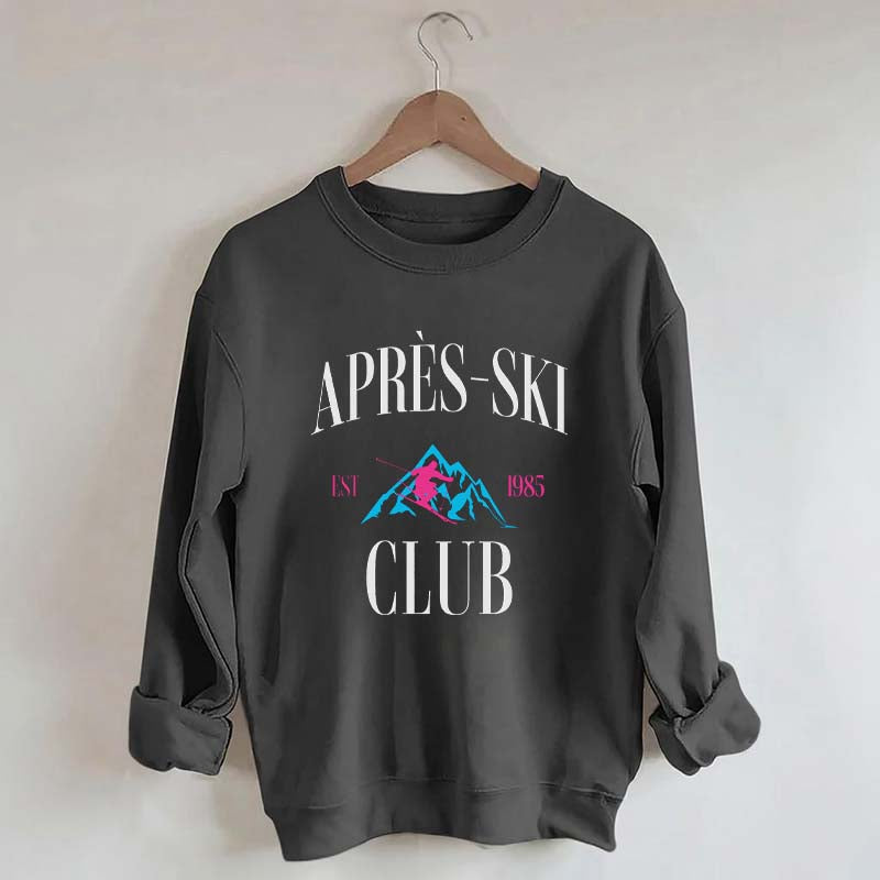 Vintage Style Apres Ski Club 80s Sweatshirt