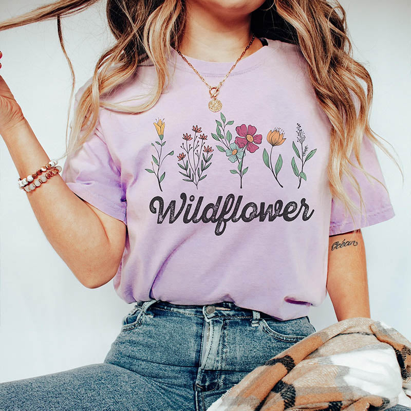 Women's Wildflower CottageCore T-Shirt