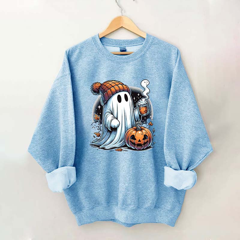 Cute Ghost Halloween Sweatshirt