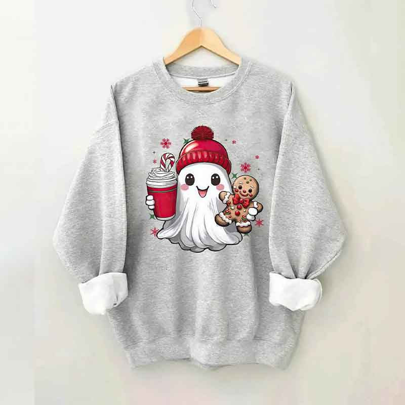 Cute Christmas Ghost Sweatshirt