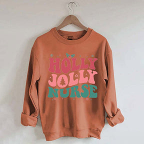 Holly Jolly Nurse Christmas Sweatshirt