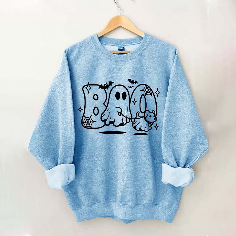 BOO Ghost Walking Dog Sweatshirt