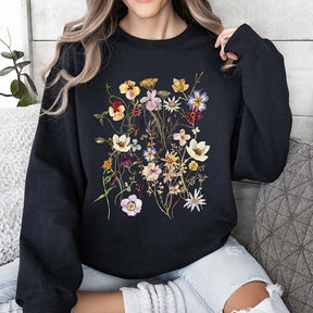 Meadow Pressed Flower Sweatshirt