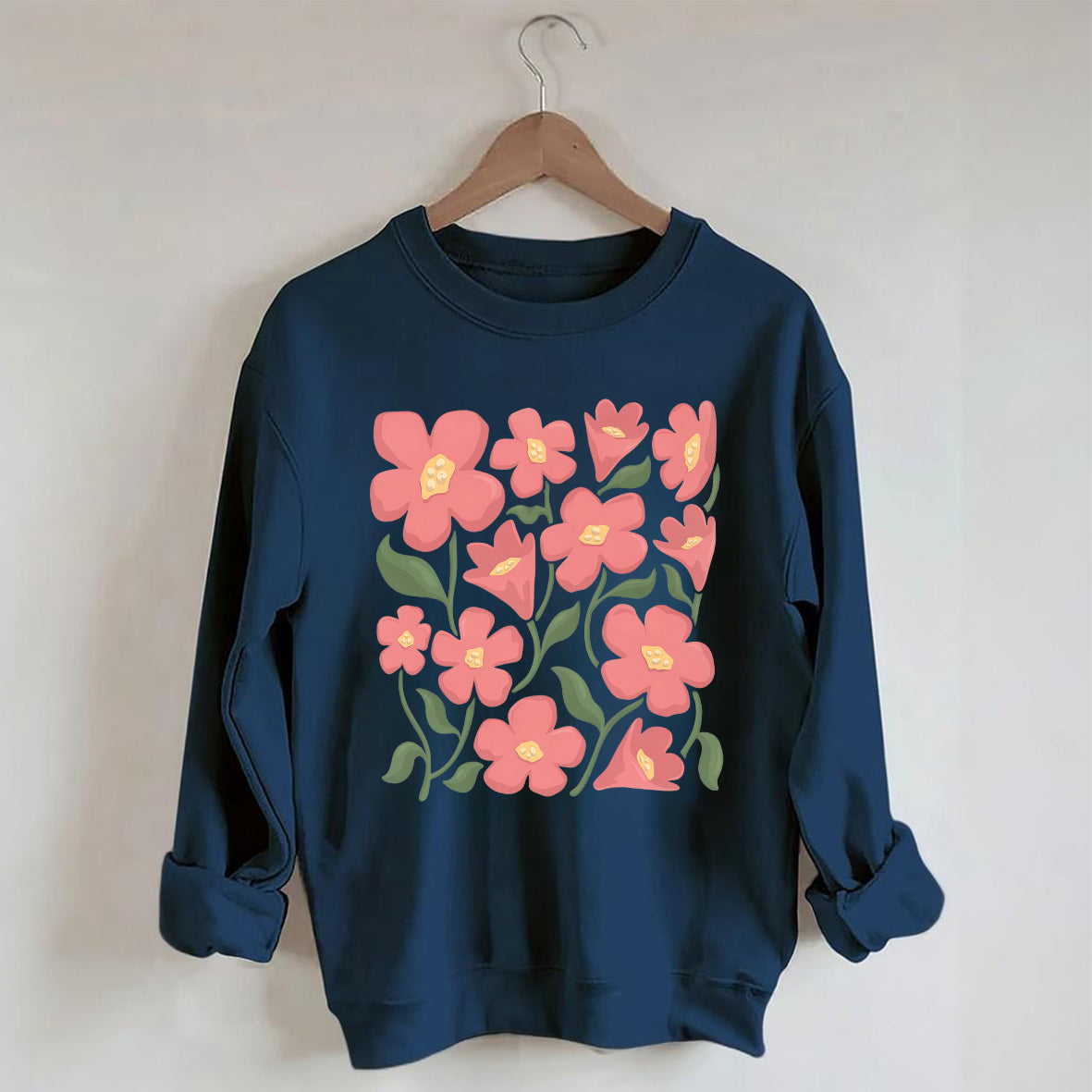 Pink Flower Market Honolulu Sweatshirt