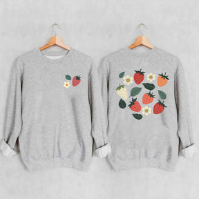 Strawberry Fruit Market Aesthetic Sweatshirt