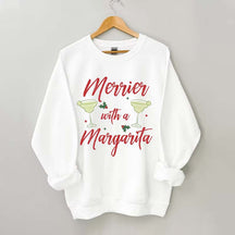 Merrier With A Margarita Sweatshirt