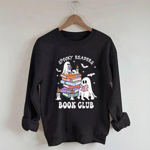 Ghost Halloween Spooky Readers Sweatshirt