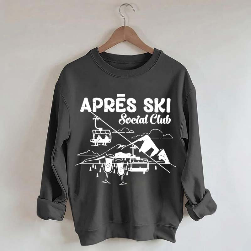 Cocktail Apres Ski Club Sweatshirt