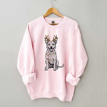 Heeler Australian Cattle Dog Christmas Sweatshirt