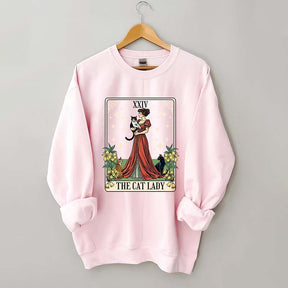 Cat Lady Tarot Card Sweatshirt