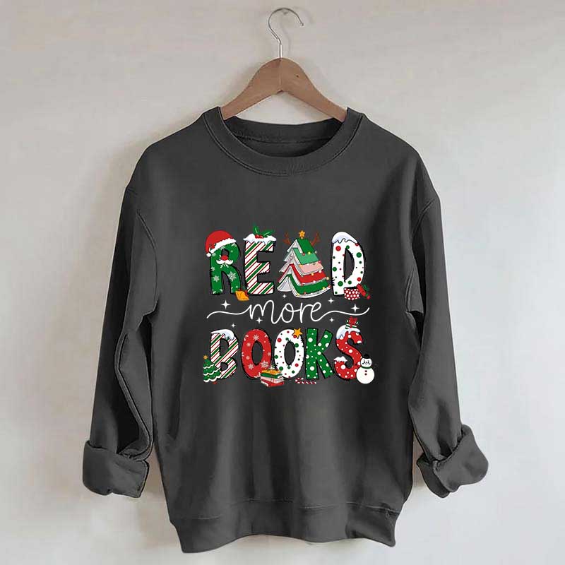 Christmas Reading Book Sweatshirt