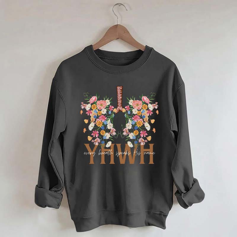 YHWH Flower Sweatshirt