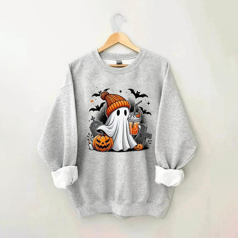 Cute Ghost Tombstone Sweatshirt