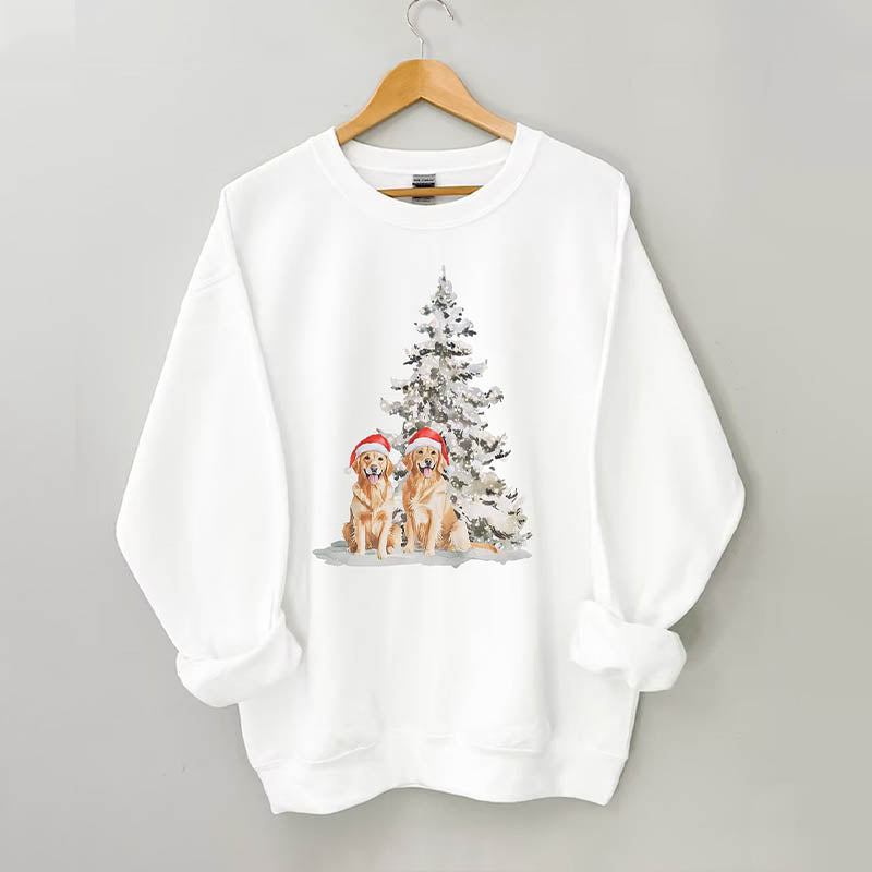 Christmas Golden Retriever Sweatshirt