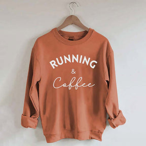 Running And Coffee Sweatshirt