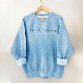 Pilates Instructor Gift Flowers Sweatshirt