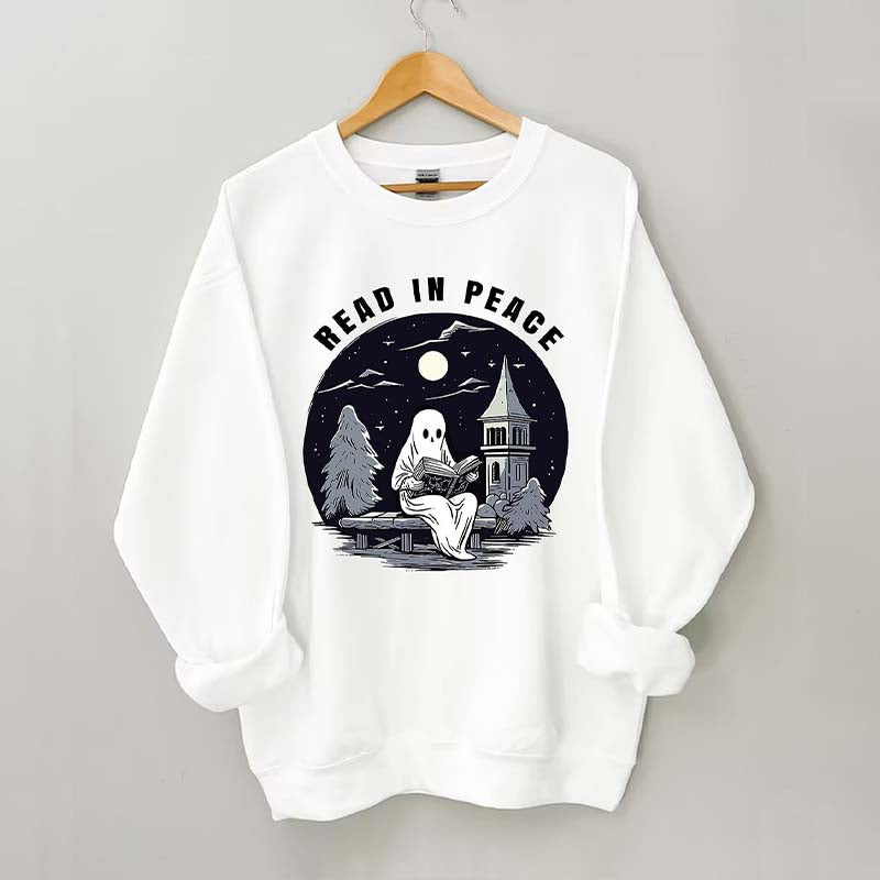 Halloween Read In Peace Sweatshirt