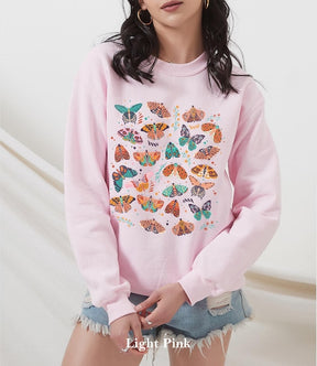 Unisex Boho Schmetterling Sweatshirt