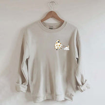 Cute Ghost Dog Halloween Sweatshirt