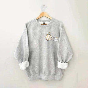 Cute Ghost Dog Halloween Sweatshirt