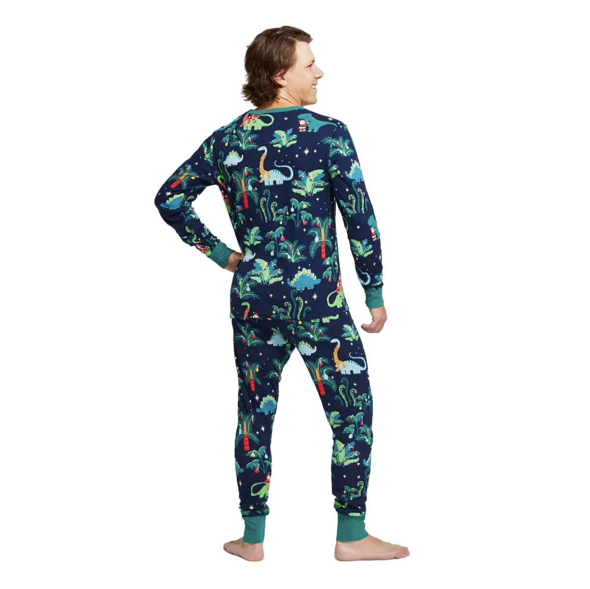 Family Matching Dinosaur Print Family Look Pajama Set