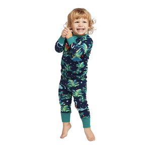 Family Matching Dinosaur Print Family Look Pajama Set