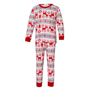 Family Matching Christmas Print Pajamas Sets