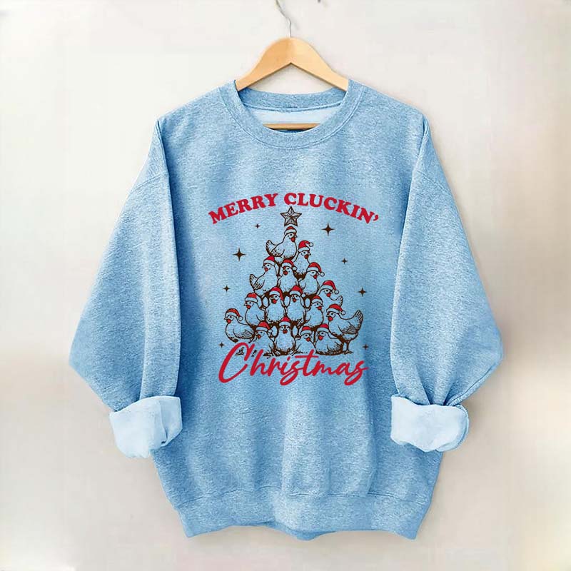 Merry Cluckin' Christmas Sweatshrit