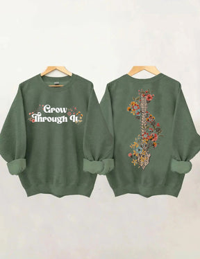 Grow Through It Flower Sweatshirt