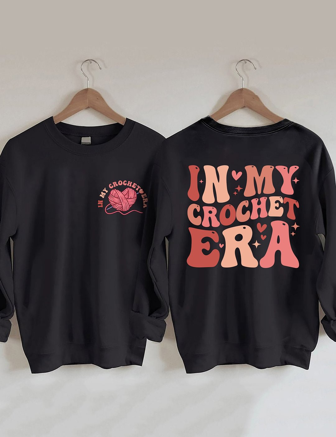 In My Crochet Era Front And Back Printed Sweatshirt