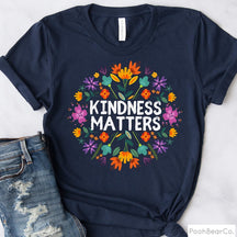 Kindness Matters T-Shirt Boho Floral Be Kind Tee