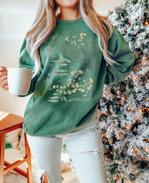 Comfort Colors Flowers Sweatshirt Plant Lover Giftrt