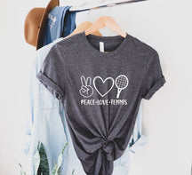 Peace Love Tennis T-shirt