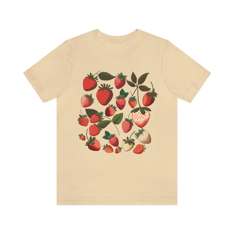 Strawberry Shirt Botanical Shirt