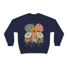 Retro Daisies Flower Sweatshirt