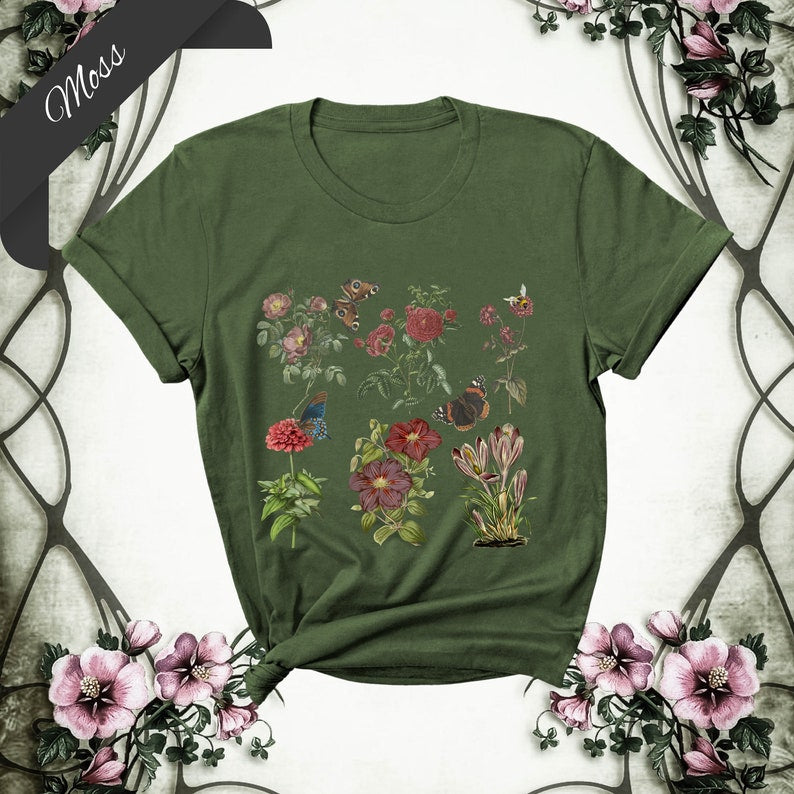 Boho Wildflowers Shirt Floral Nature Lover Shirt