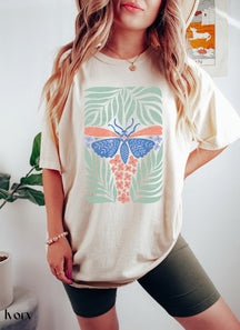 Boho Floral T-shirt Vintage Comfort Colors Tee