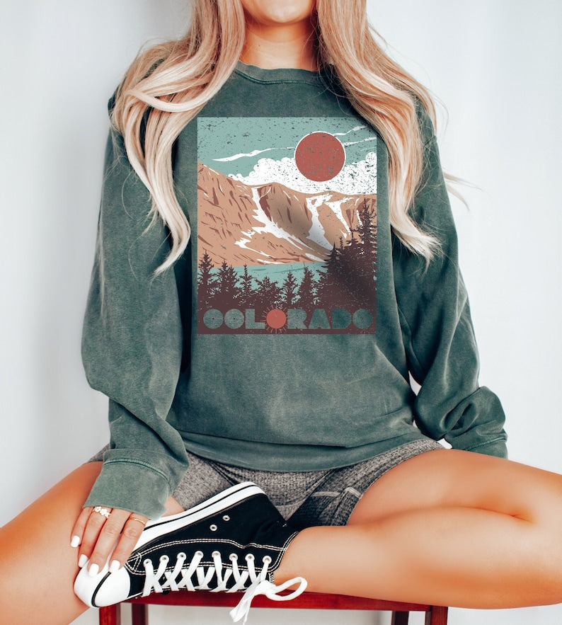 Colorado Sweatshirt Nature Lover Pull