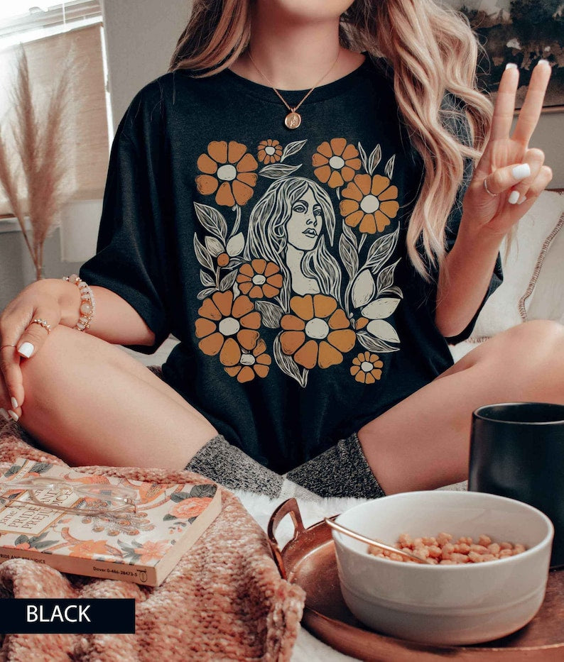 Wildflower TShirt Chemise fleurs sauvages